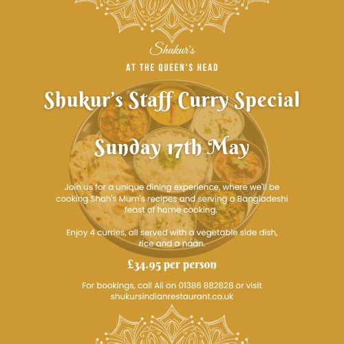 Shukur's Staff Special Curry Event